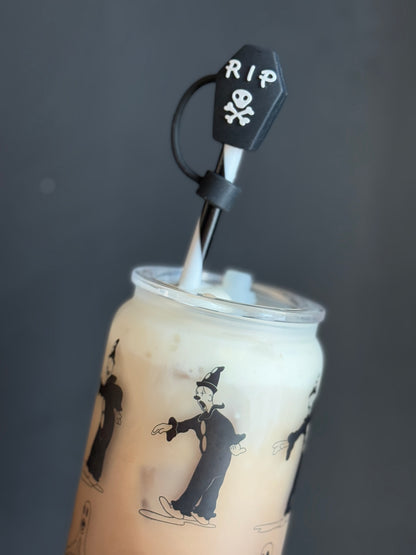 Afterlife Straw Toppers- Gravestone, Mummy, Grim Reaper